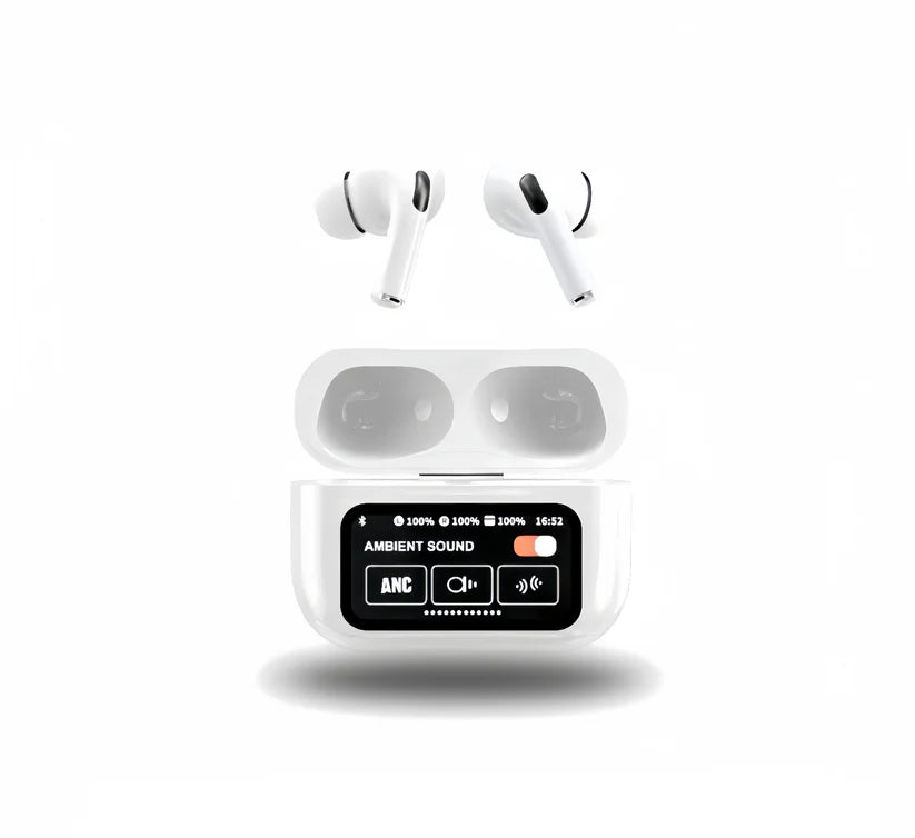 A9 LCD Airpods Pro 2 With Touch Screen and Free Silicone Cover